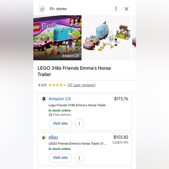 Lego: Emma's Horse Trailer, #3186. - Picture 6 of 6